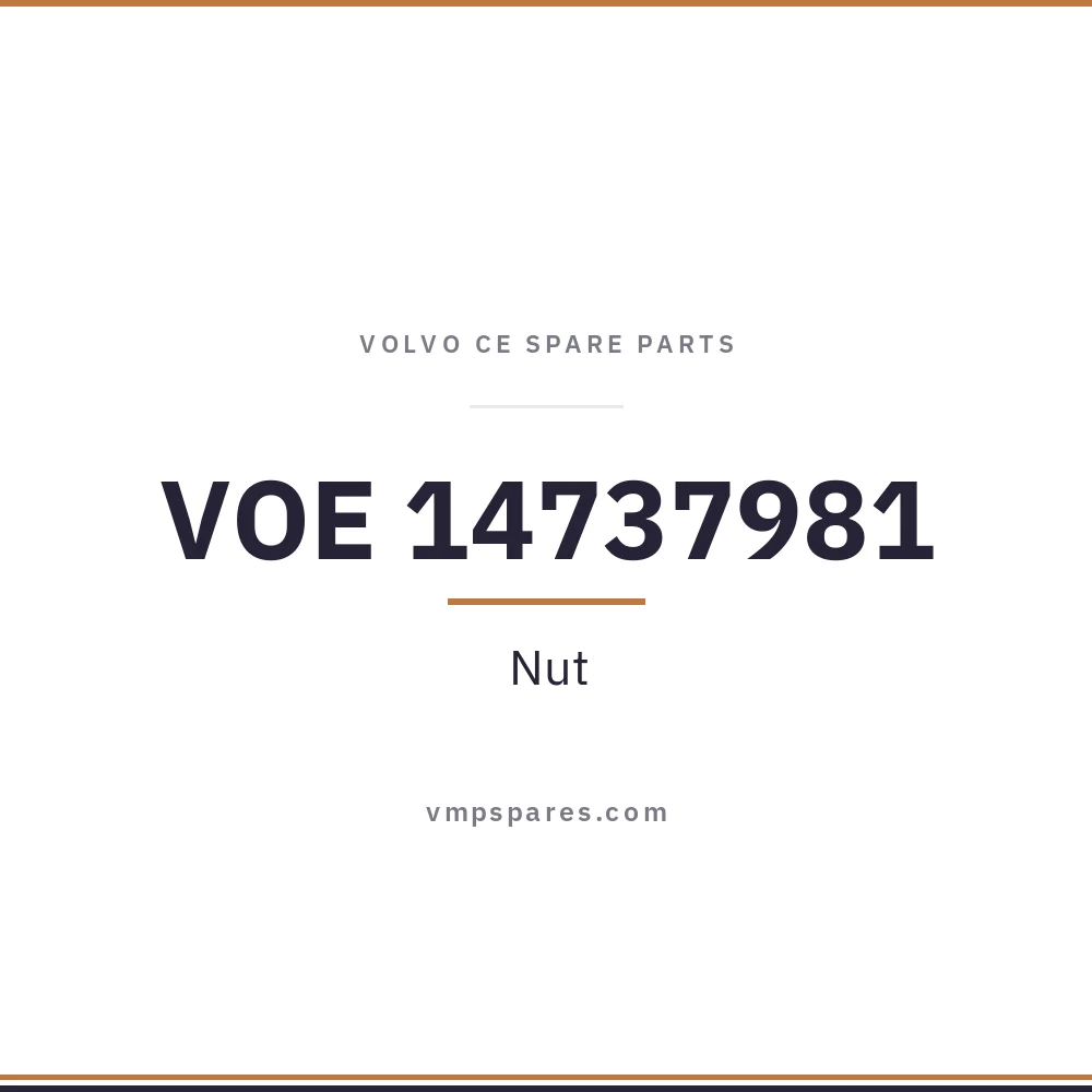 VOE 14737981 – Nut