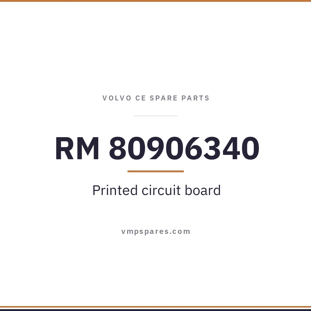 RM 80906340 – Printed circuit board