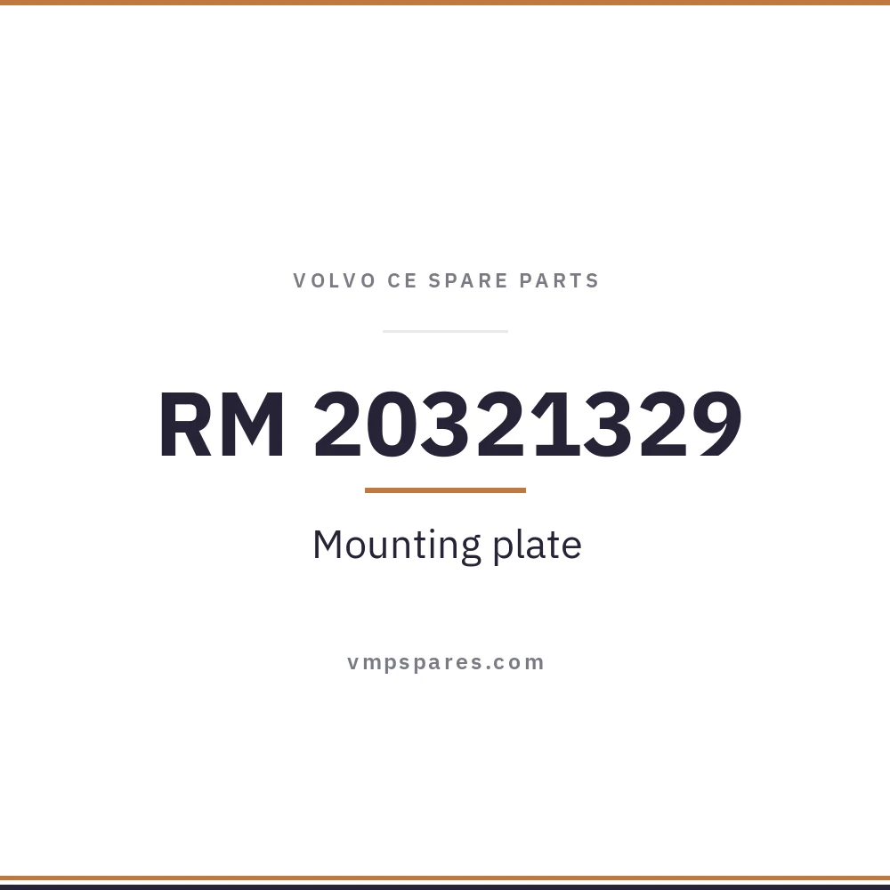 RM 20321329 – Mounting plate