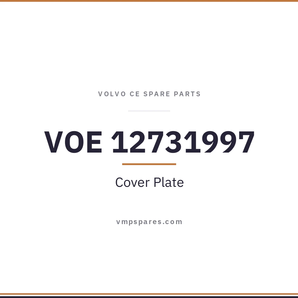 VOE 12731997 – Cover Plate
