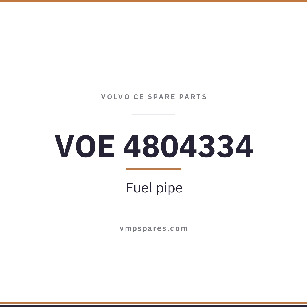 VOE 4804334 – Fuel pipe