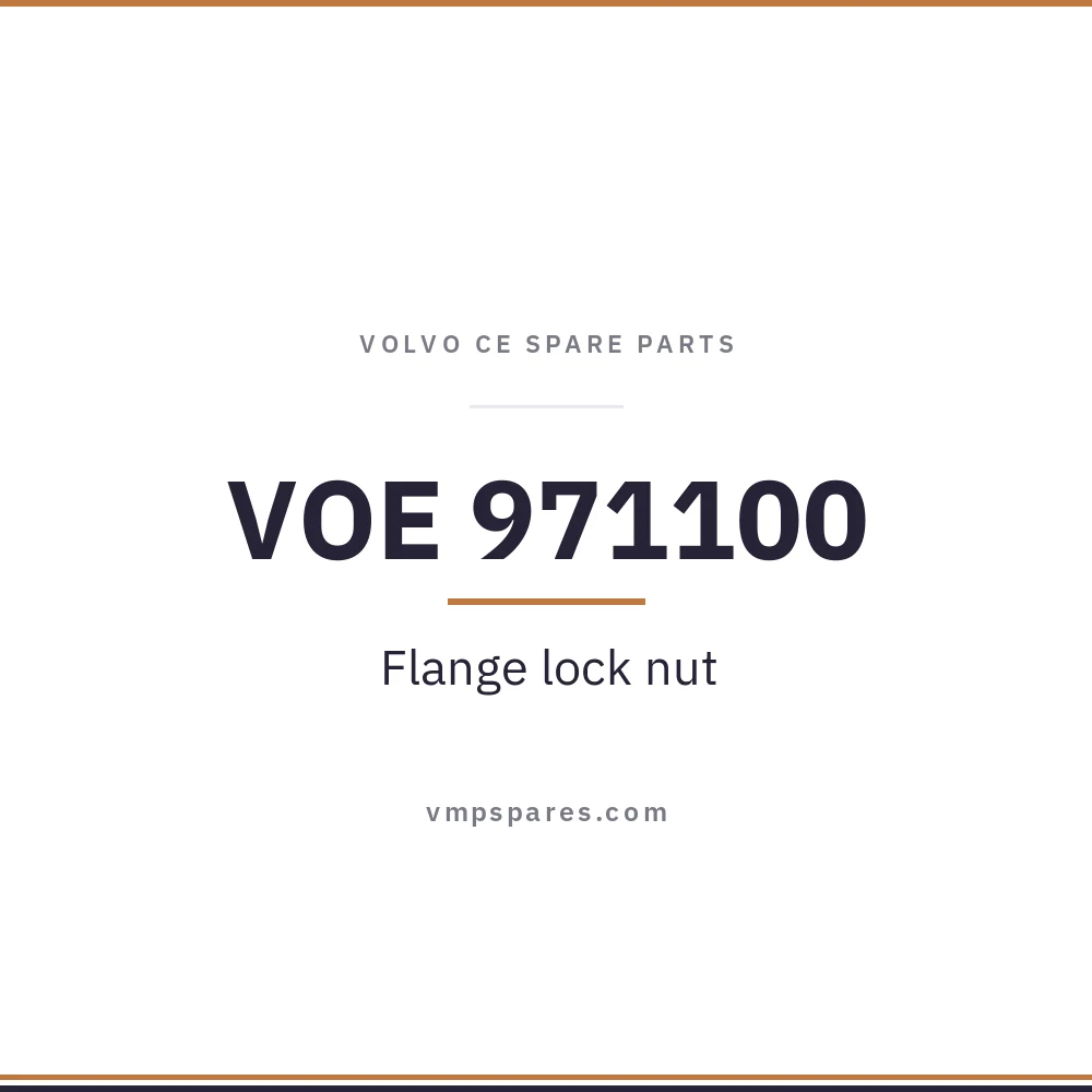 VOE 971100 – Flange lock nut