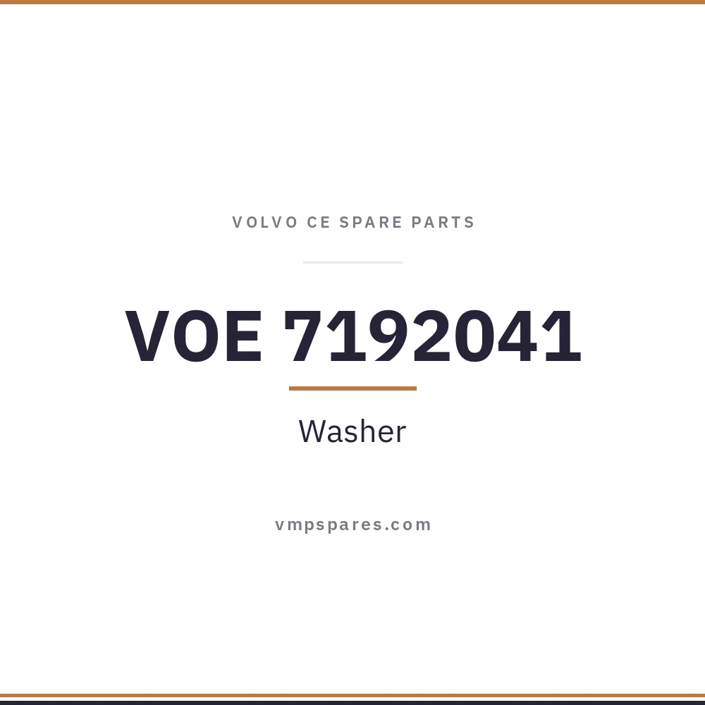 VOE 7192041 – Washer