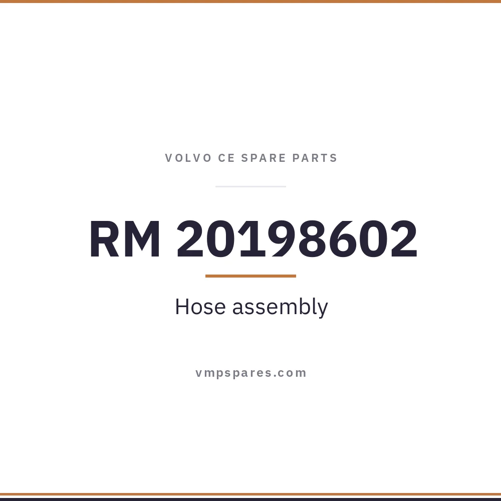 RM 20198602 – Hose assembly