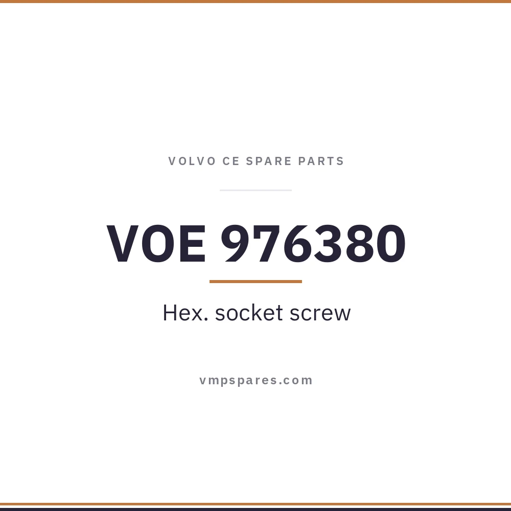 VOE 976380 – Hex. socket screw