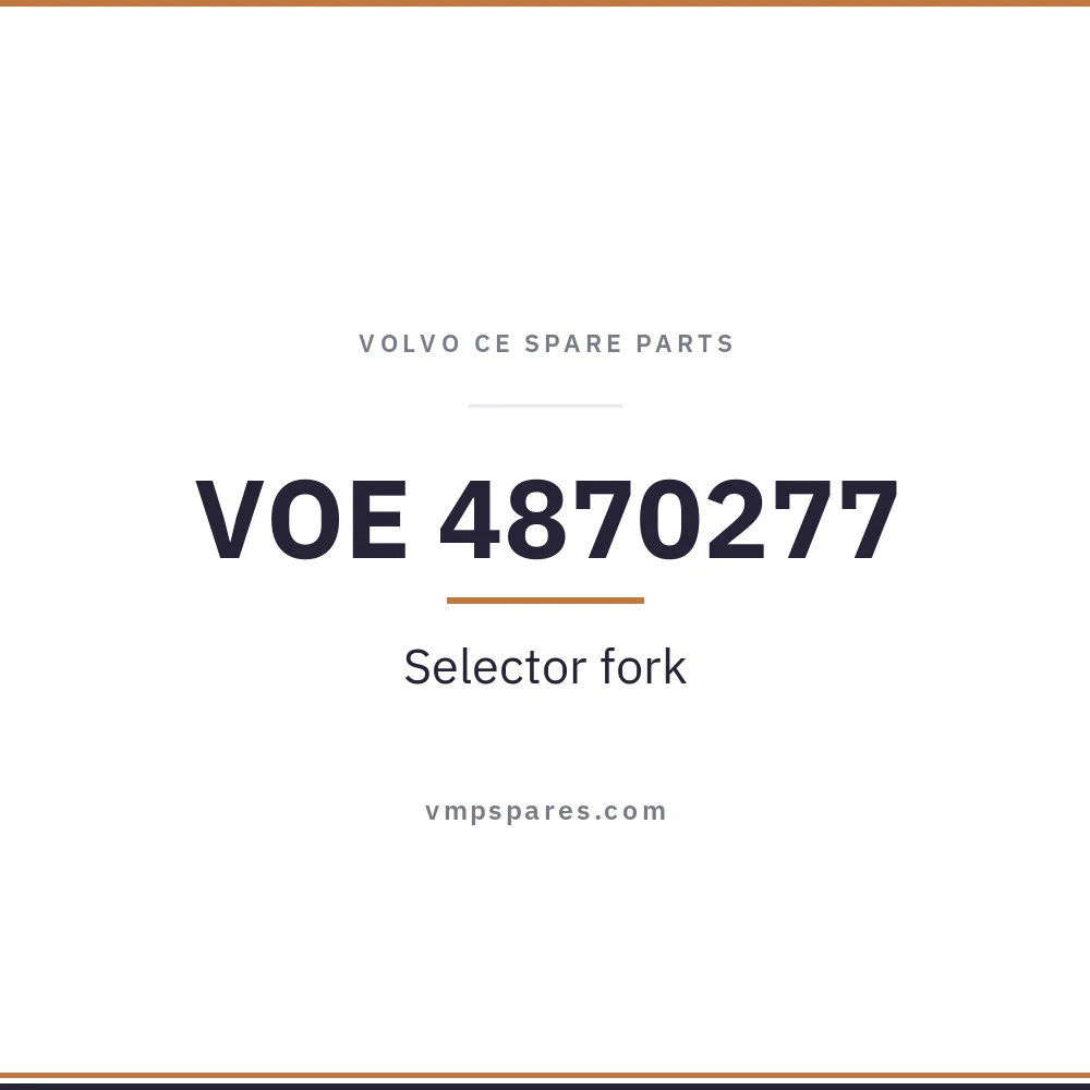 VOE 4870277 – Selector fork