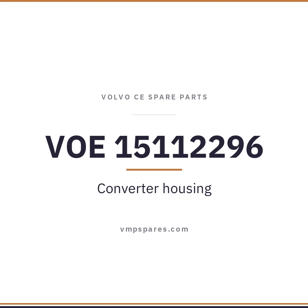 VOE 15112296 – Converter housing