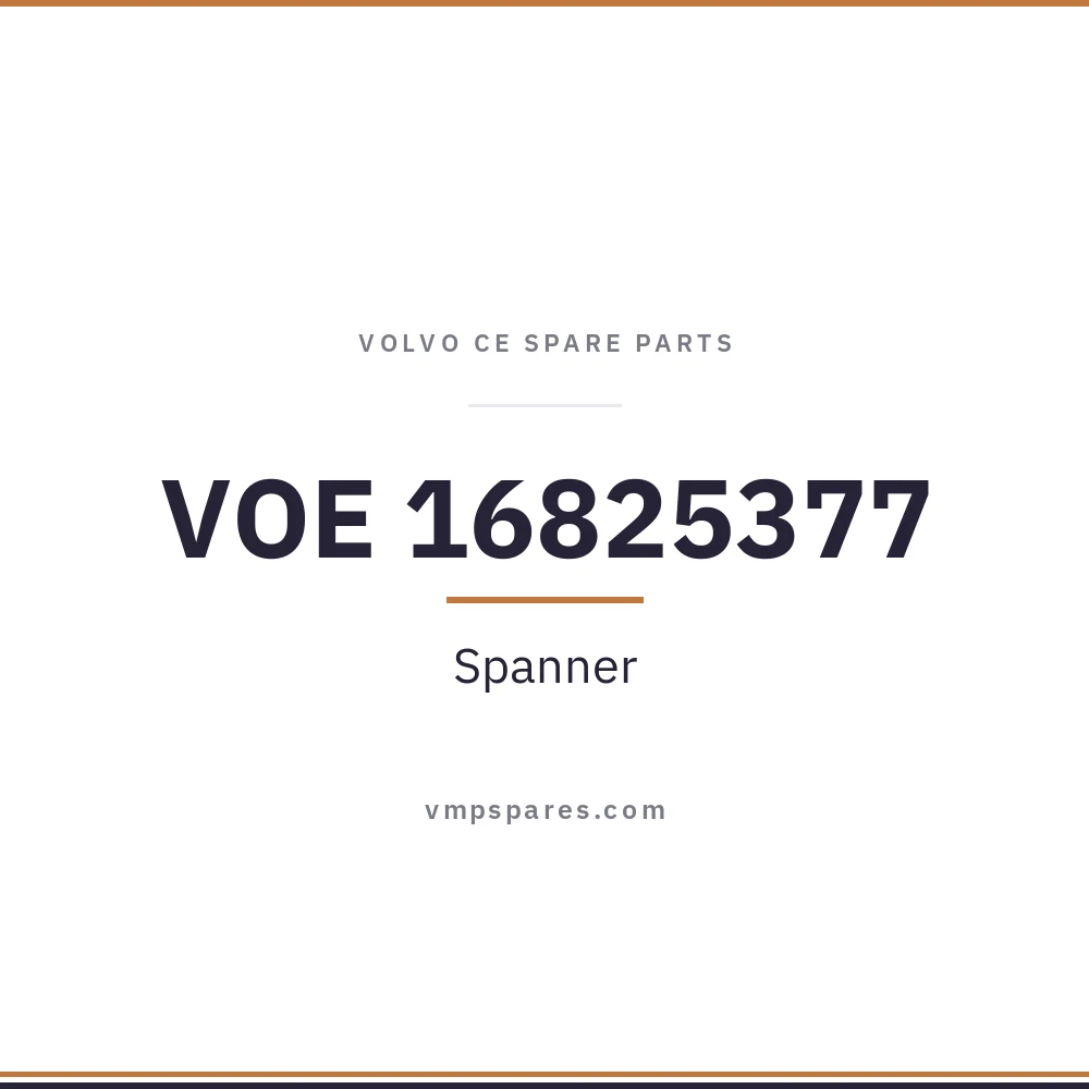 VOE 16825377 – Spanner