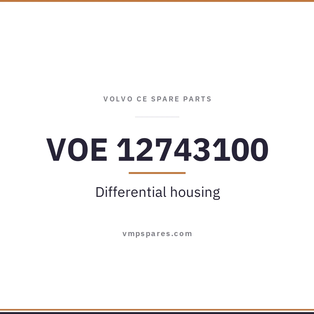 VOE 12743100 – Differential housing