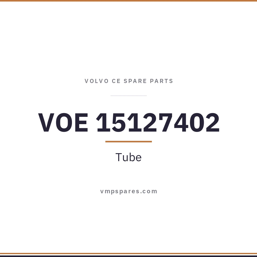 VOE 15127402 – Tube
