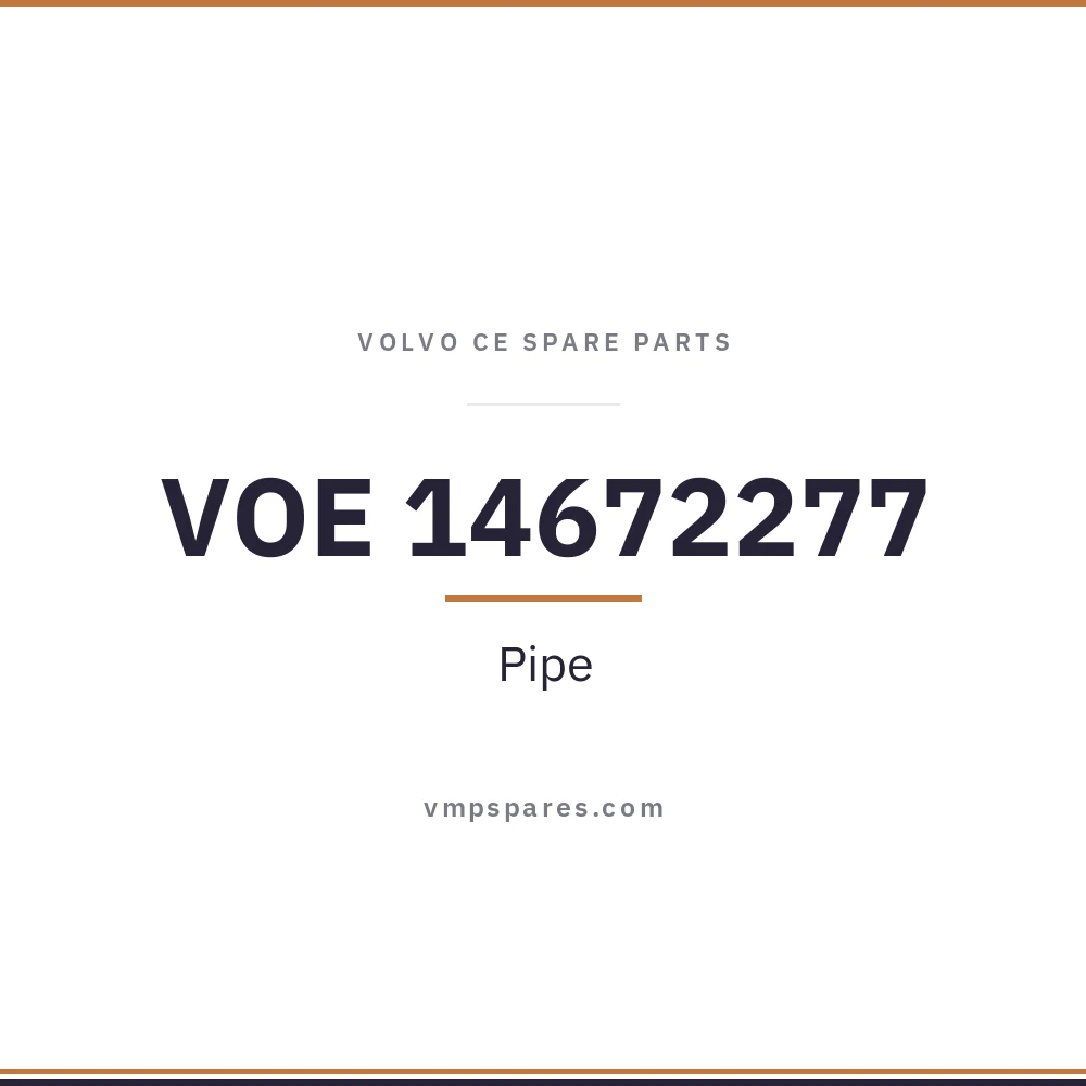 VOE 14672277 – Pipe