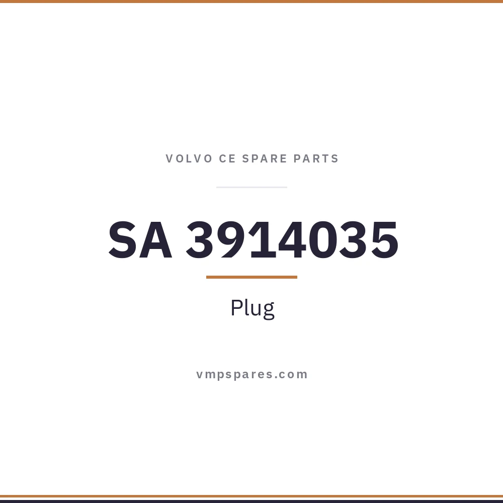 SA 3914035 – Plug