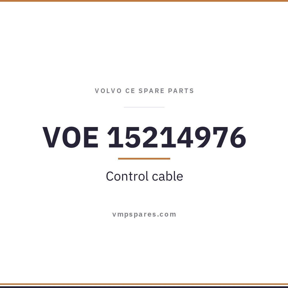 VOE 15214976 – Control cable