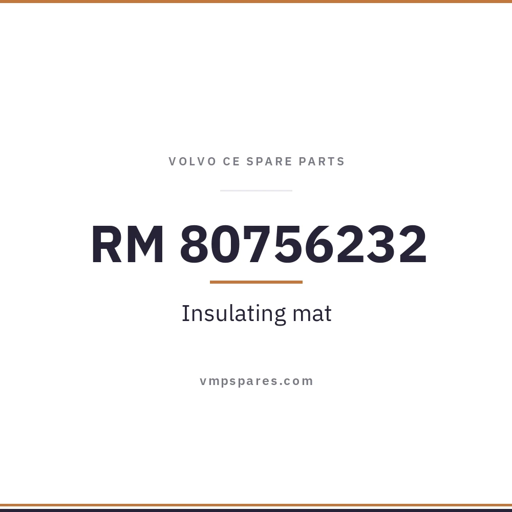 RM 80756232 – Insulating mat