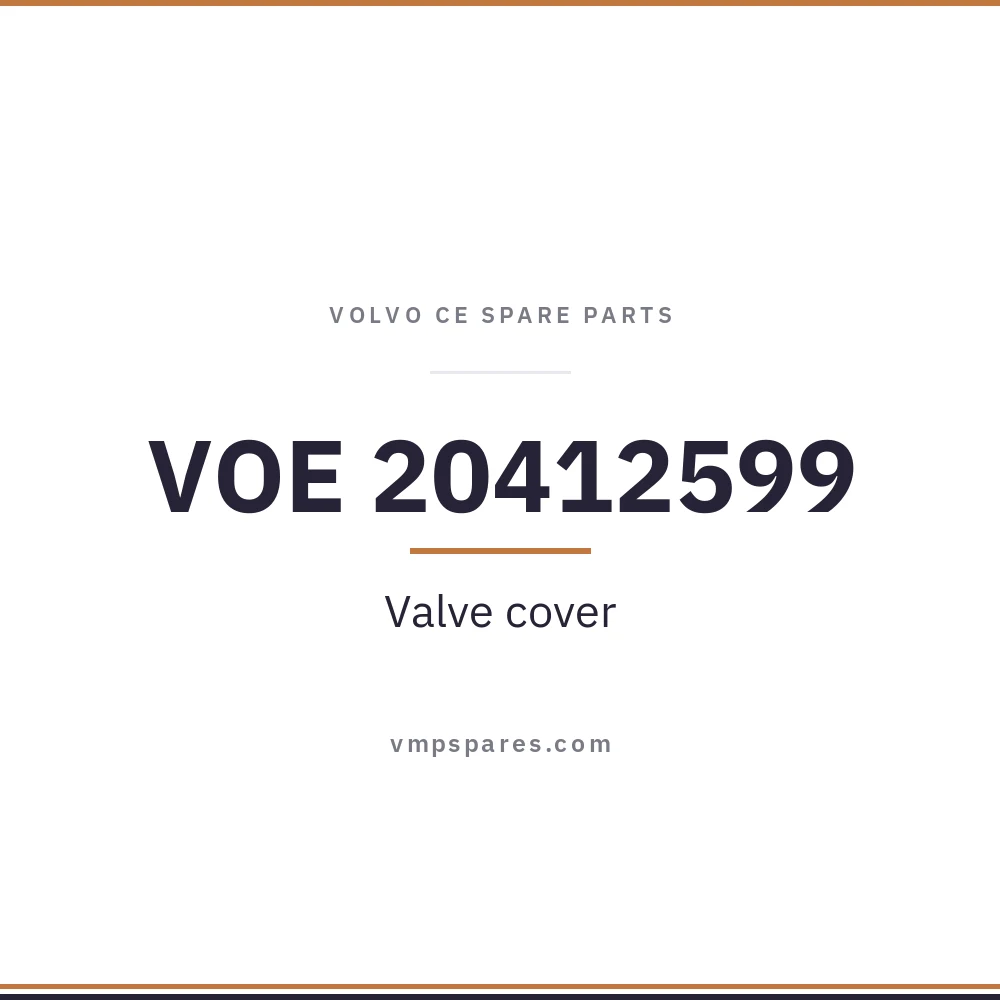 VOE 20412599 – Valve cover