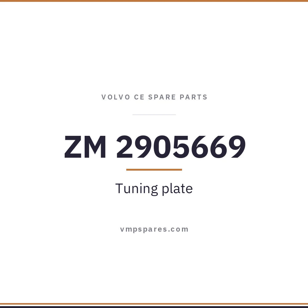 ZM 2905669 – Tuning plate