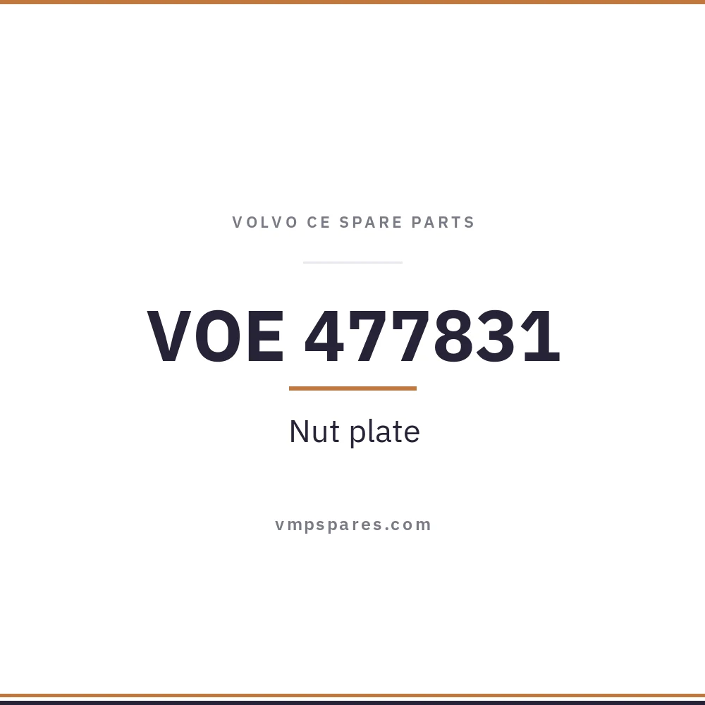 VOE 477831 – Nut plate