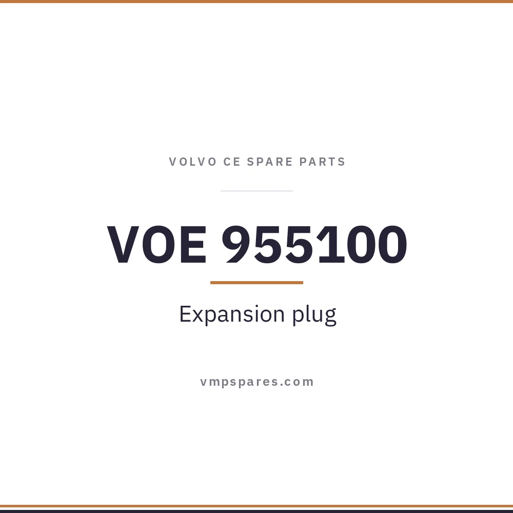 VOE 955100 – Expansion plug