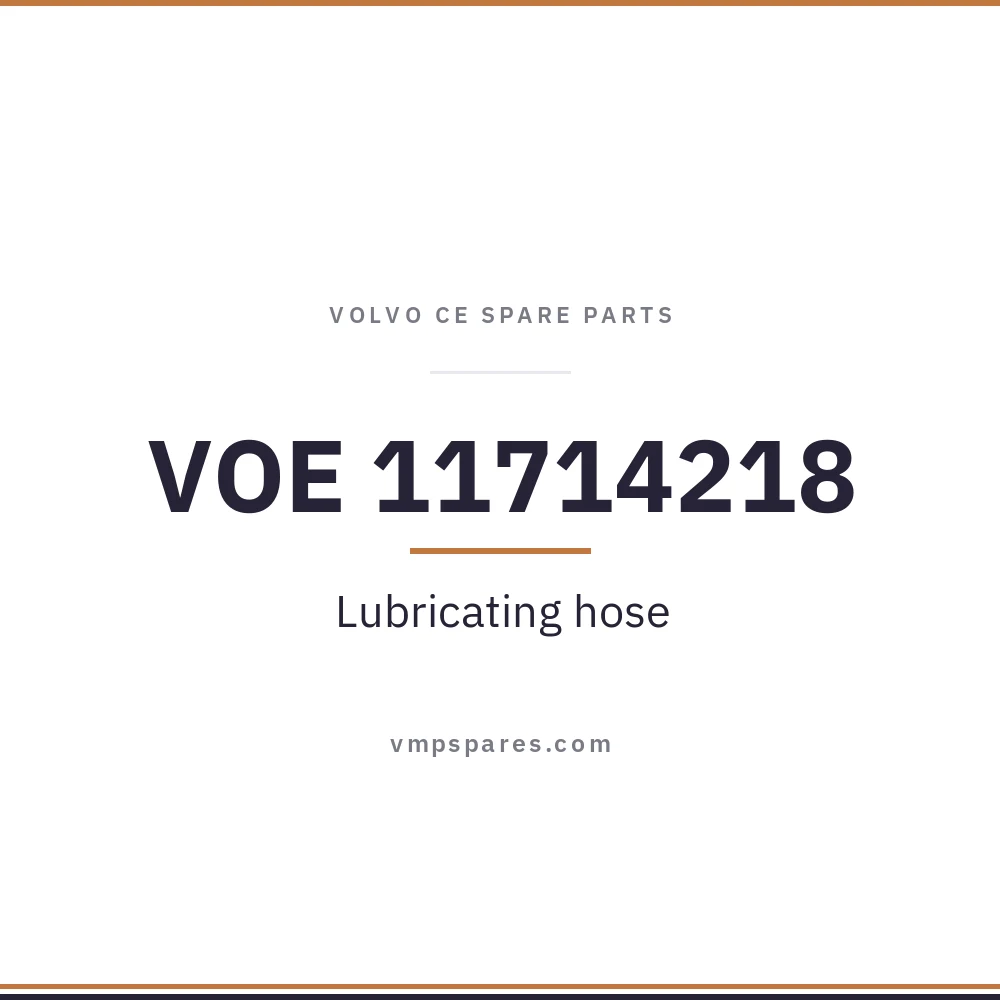 VOE 11714218 – Lubricating hose