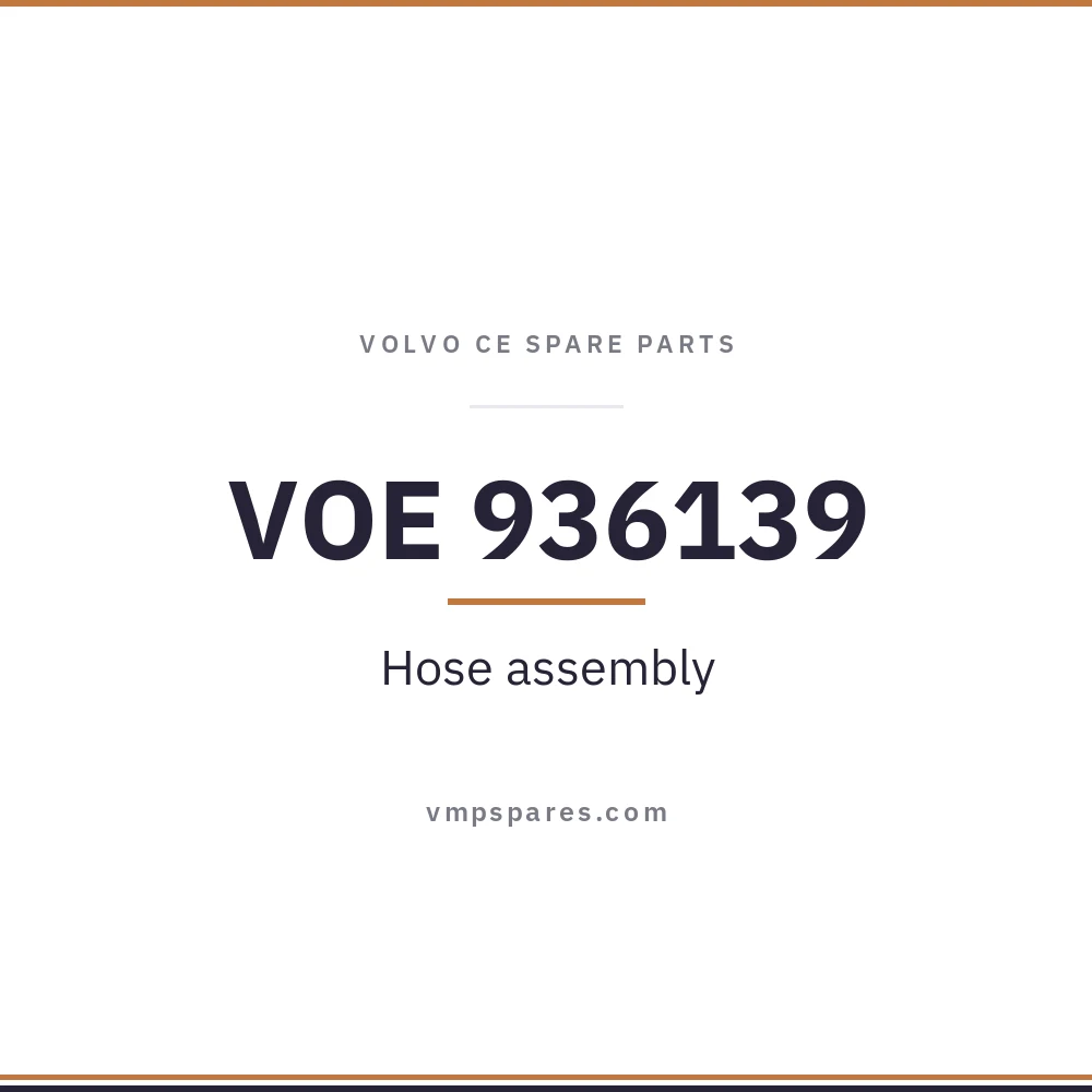 VOE 936139 – Hose assembly