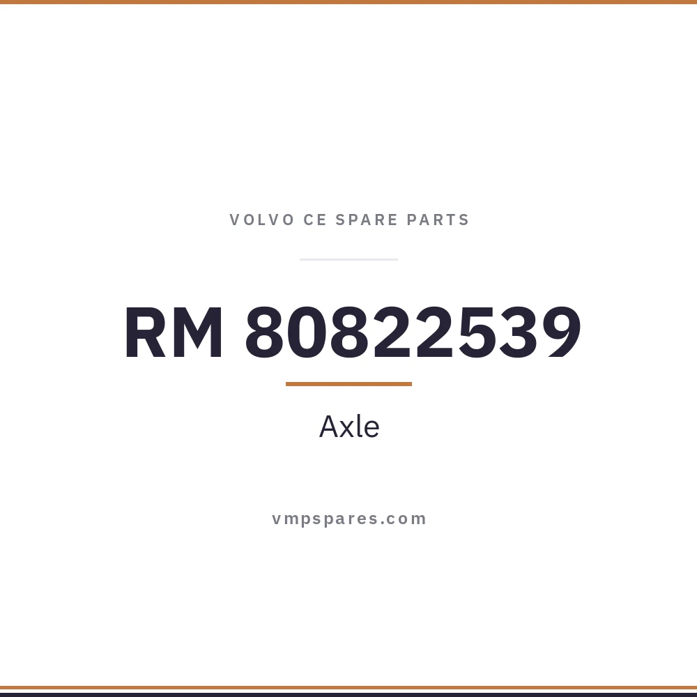 RM 80822539 – Axle