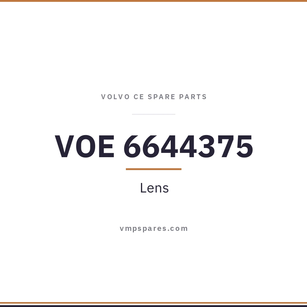 VOE 6644375 – Lens
