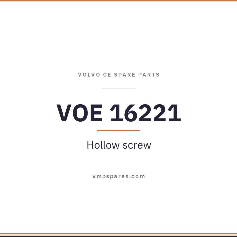 VOE 16221 – Hollow screw