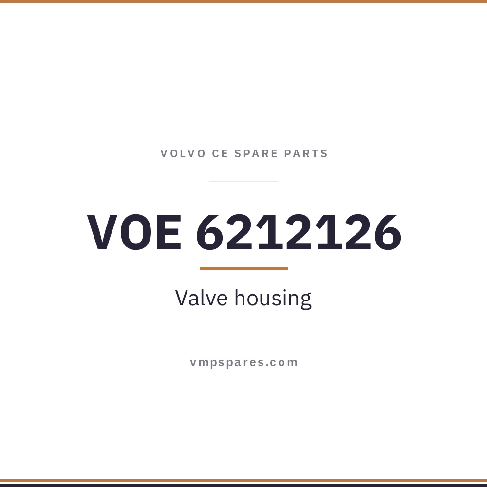 VOE 6212126 – Valve housing