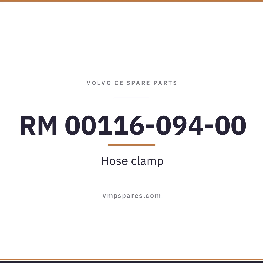 RM 00116-094-00 – Hose clamp