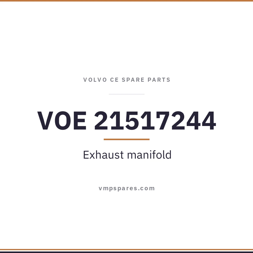 VOE 21517244 – Exhaust manifold