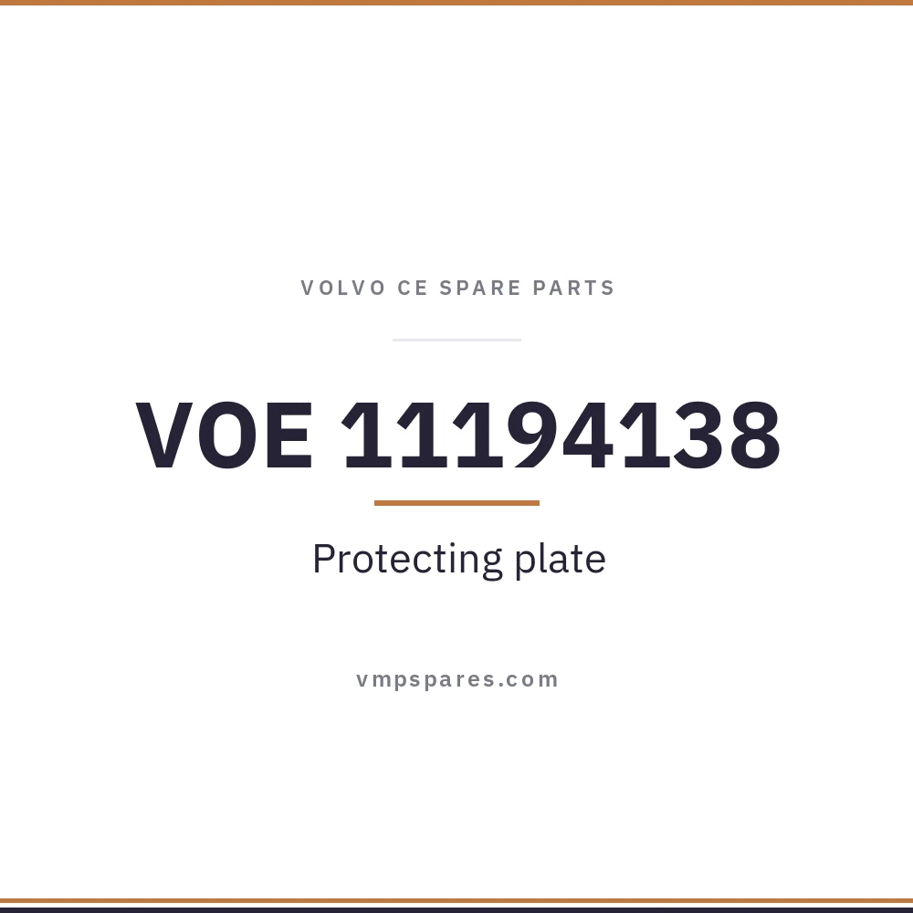 VOE 11194138 – Protecting plate