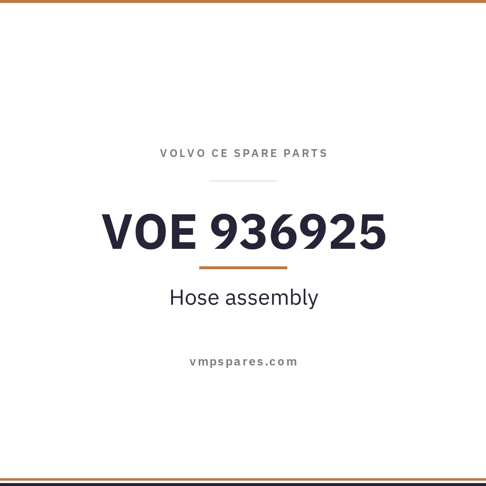 VOE 936925 – Hose assembly