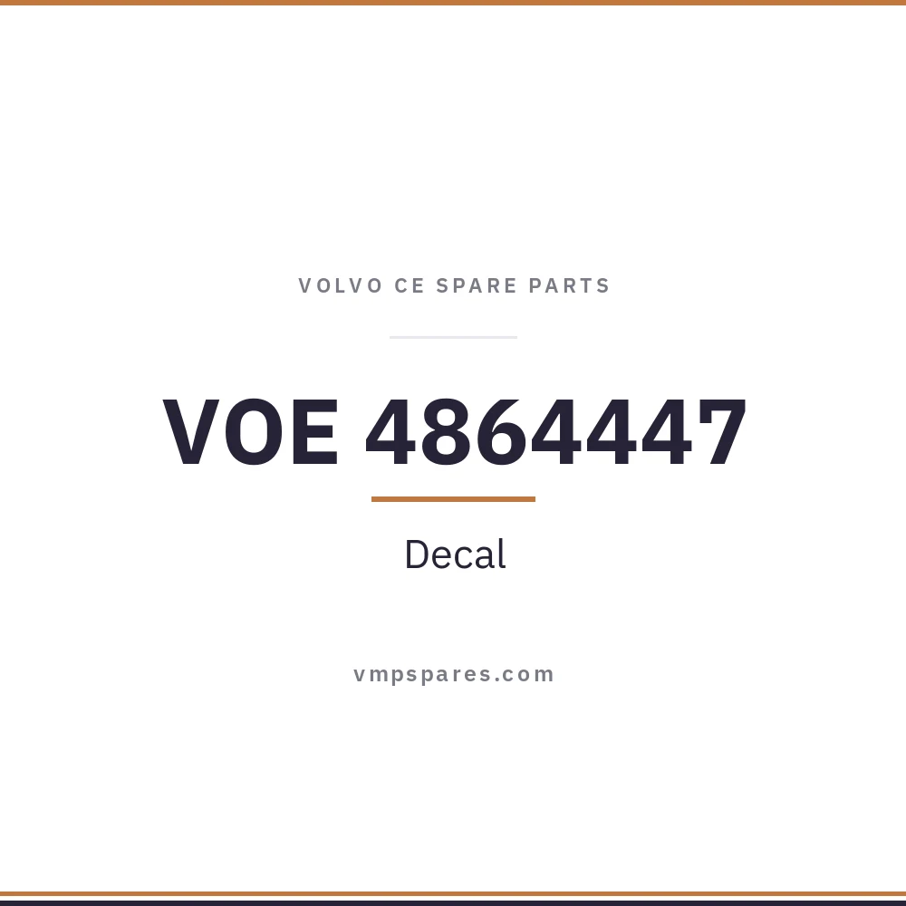 VOE 4864447 – Decal