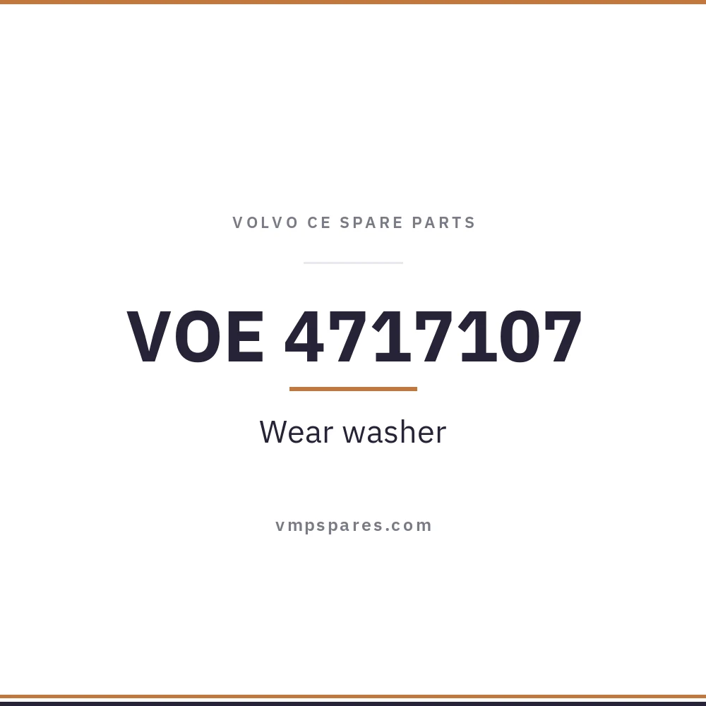 VOE 4717107 – Wear washer