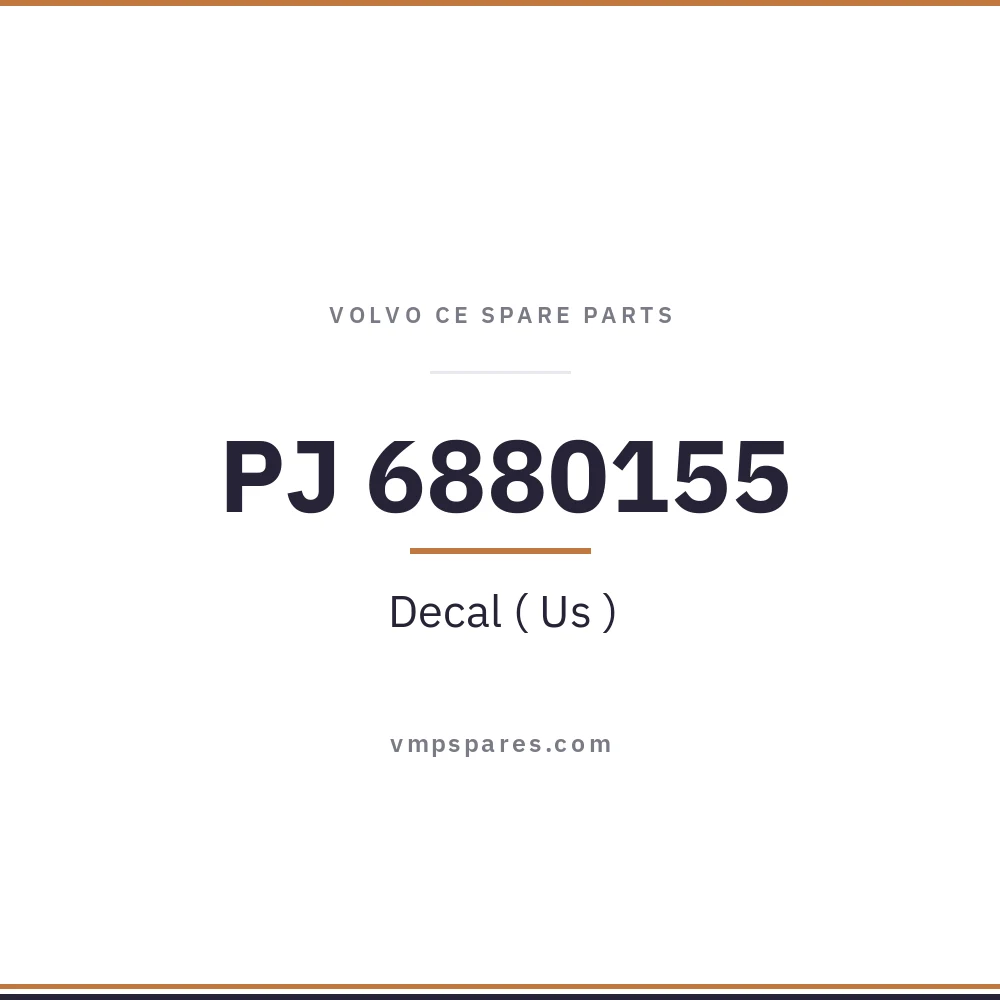 PJ 6880155 – Decal ( Us )