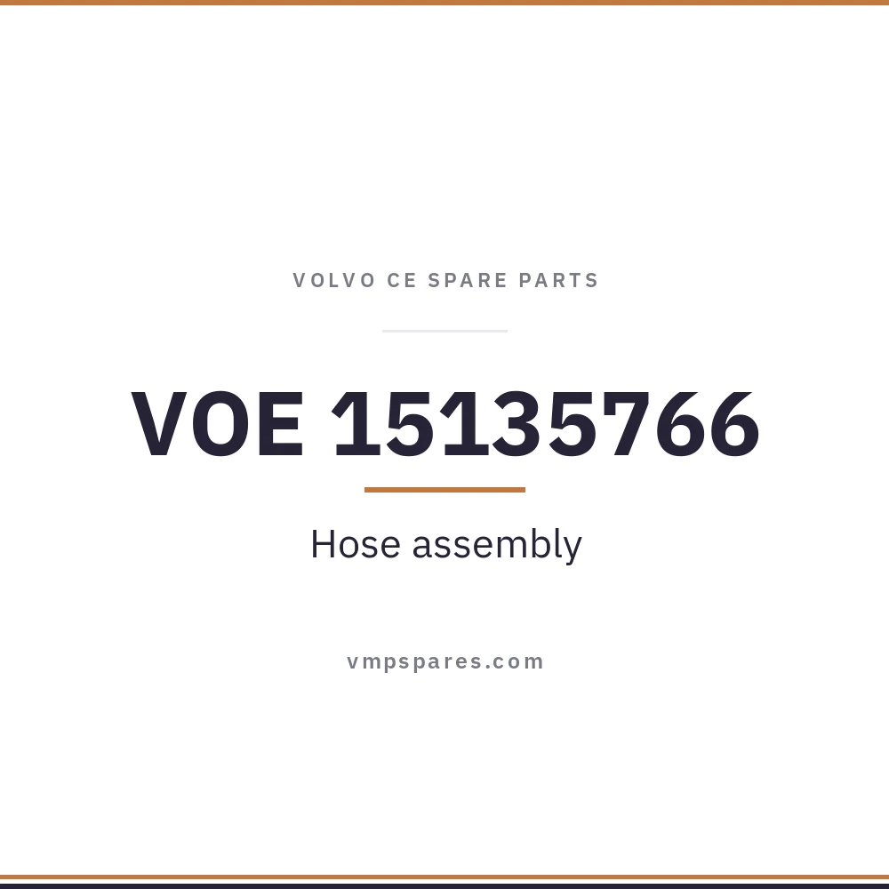 VOE 15135766 – Hose assembly
