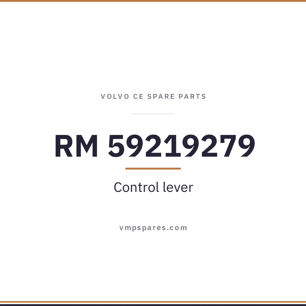 RM 59219279 – Control lever