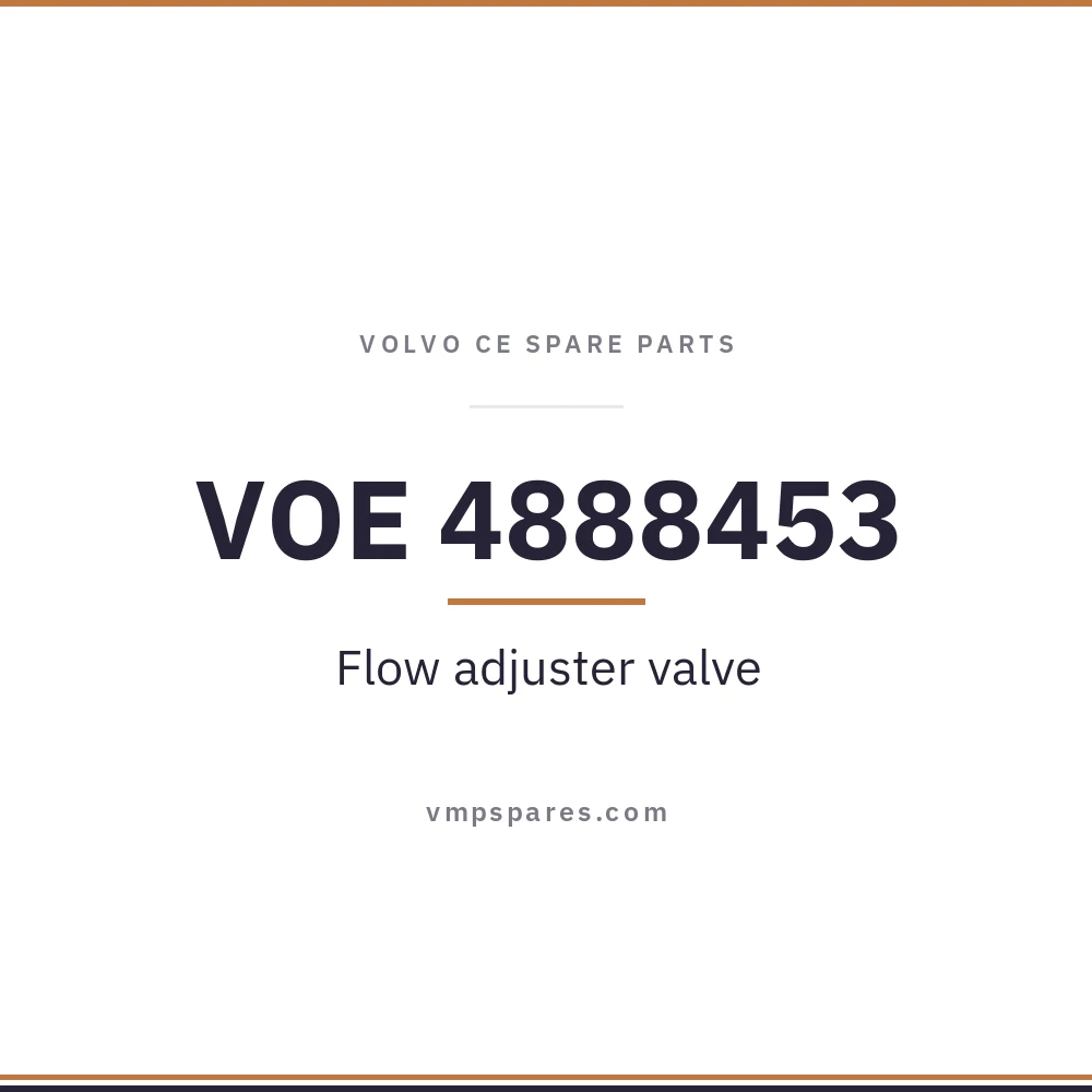 VOE 4888453 – Flow adjuster valve