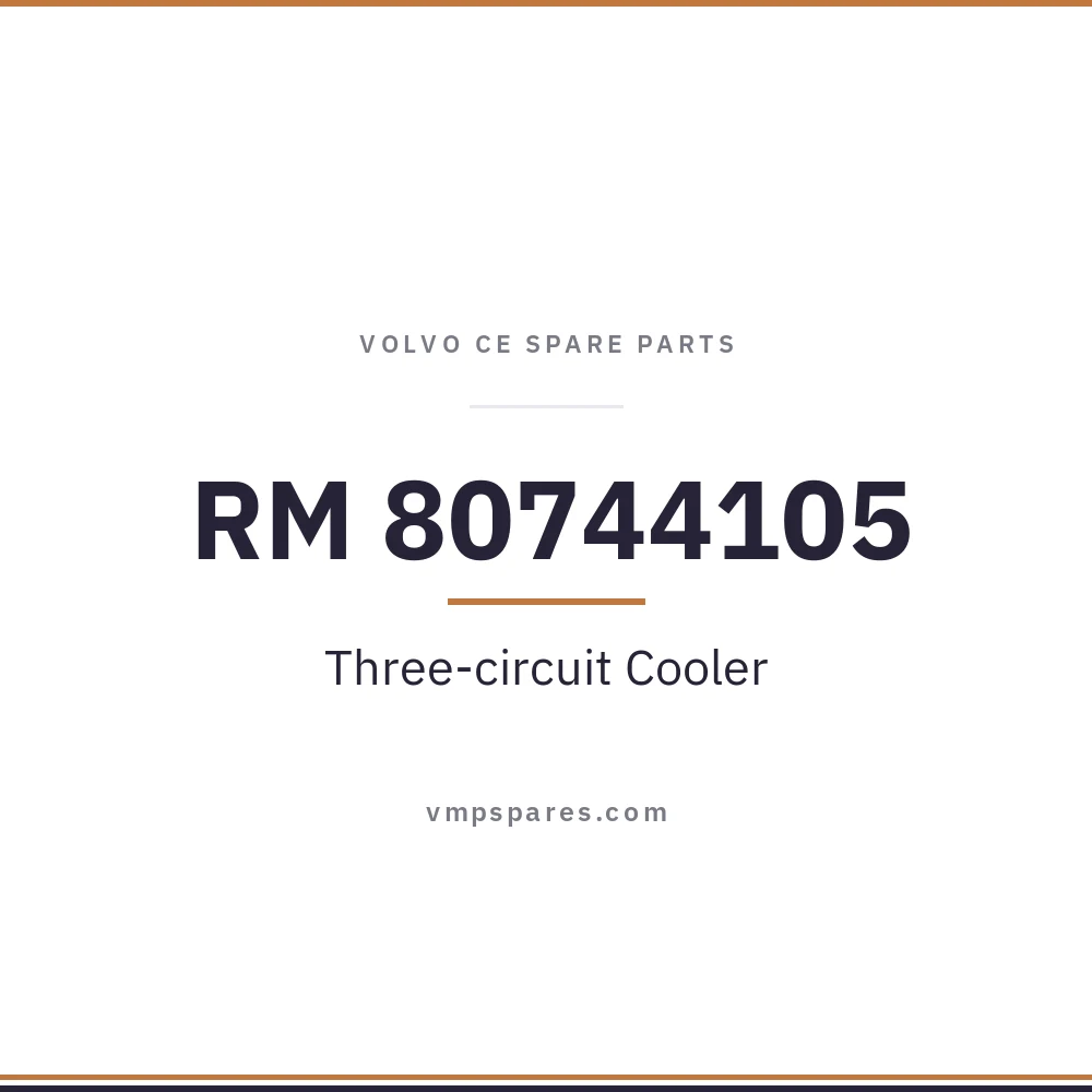 RM 80744105 – Three-circuit Cooler