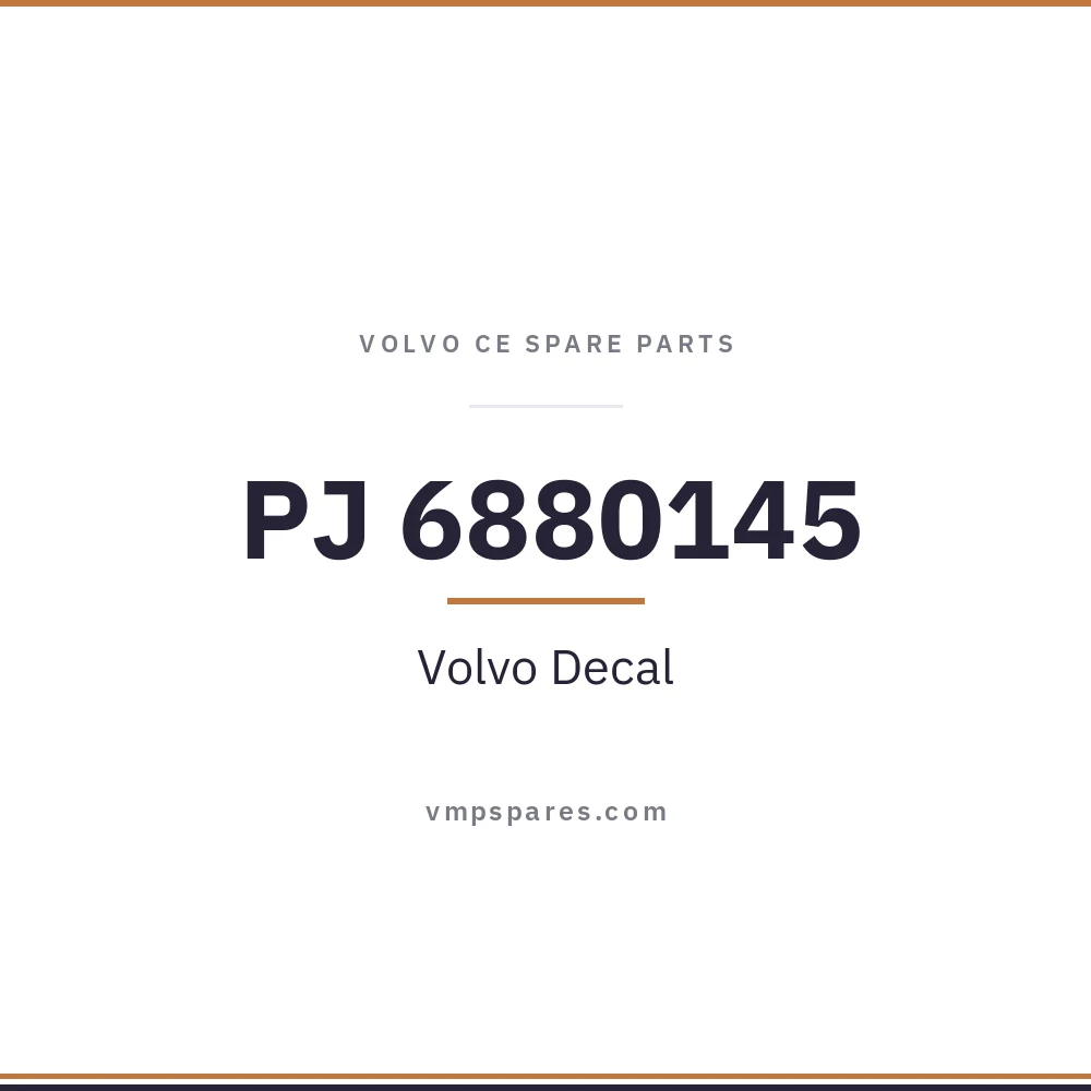 PJ 6880145 – Volvo Decal