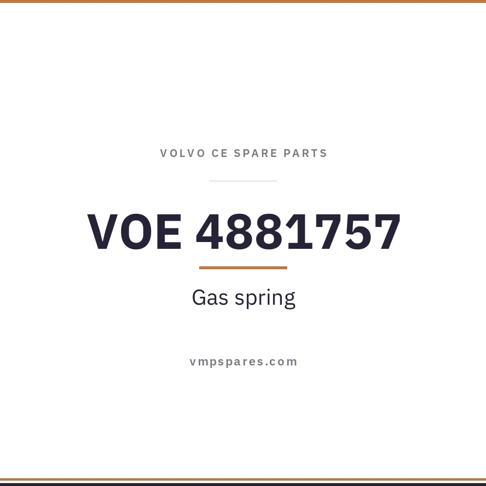 VOE 4881757 – Gas spring
