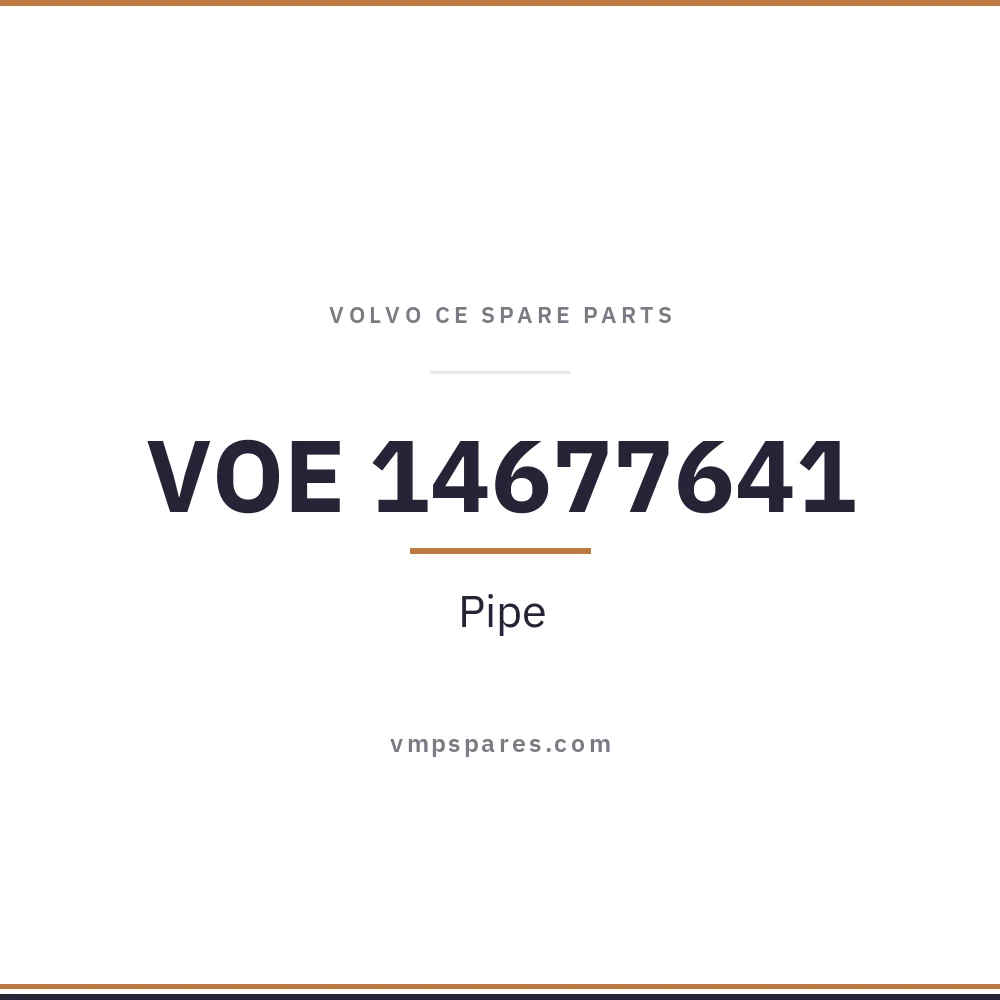 VOE 14677641 – Pipe