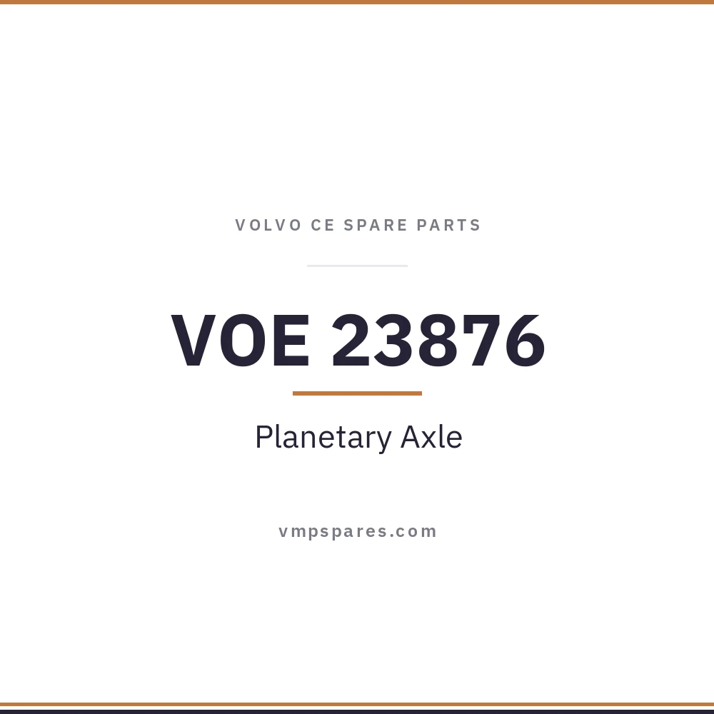 VOE 23876 – Planetary Axle
