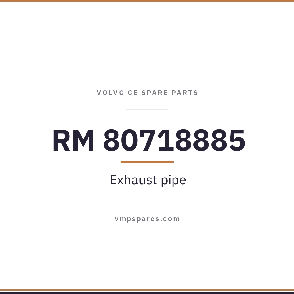 RM 80718885 – Exhaust pipe