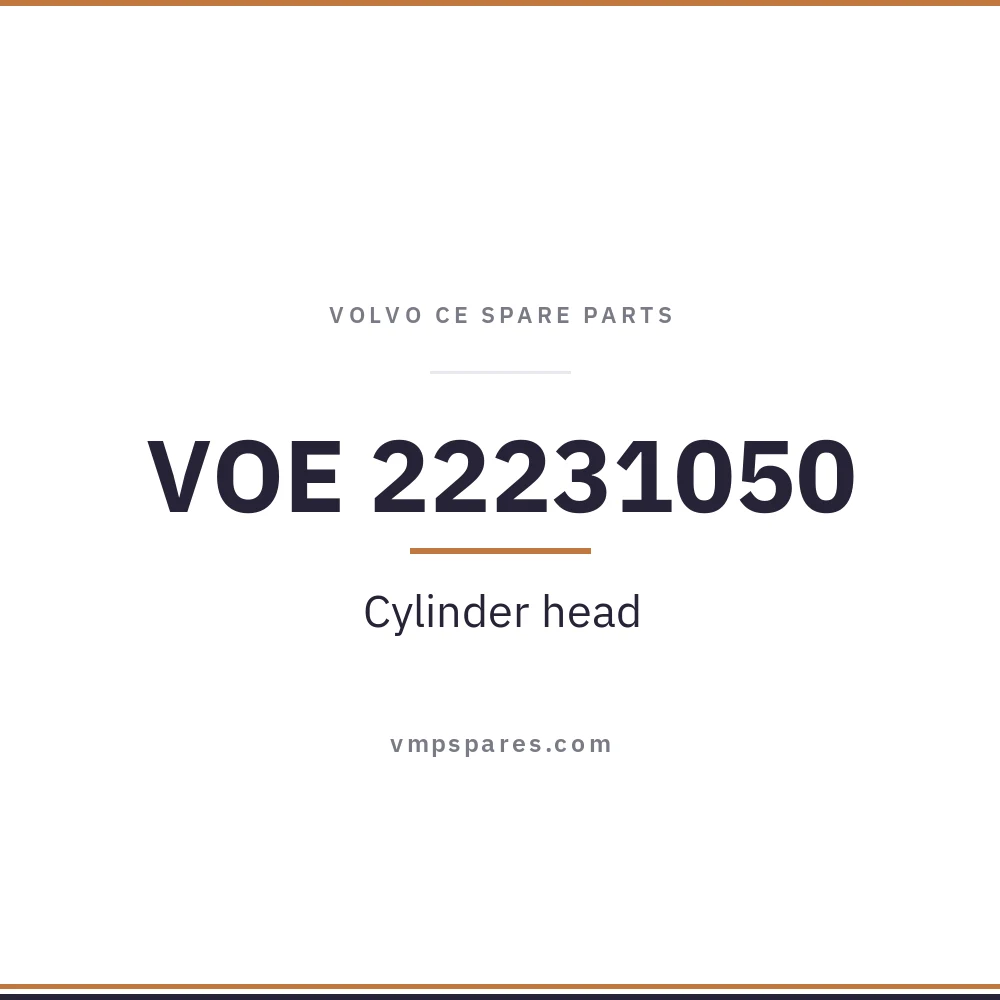 VOE 22231050 – Cylinder head