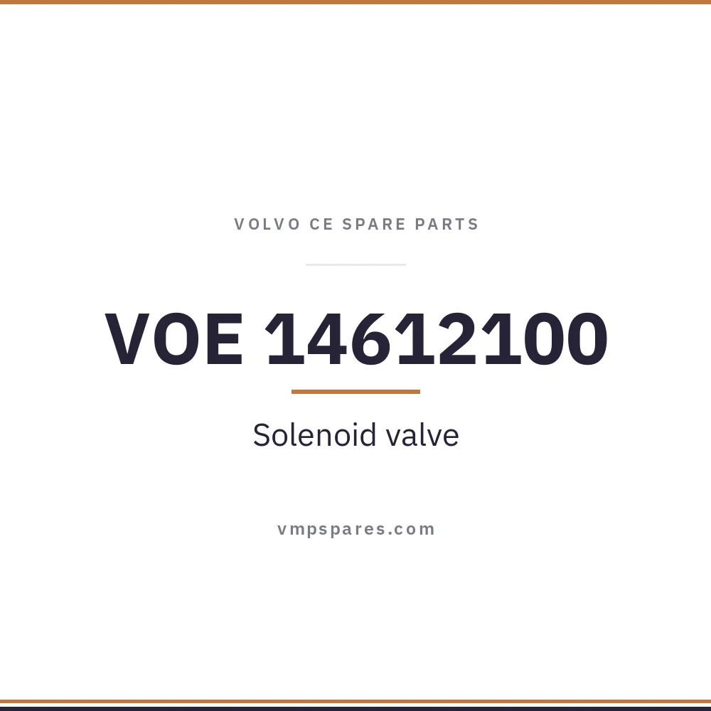 VOE 14612100 – Solenoid valve