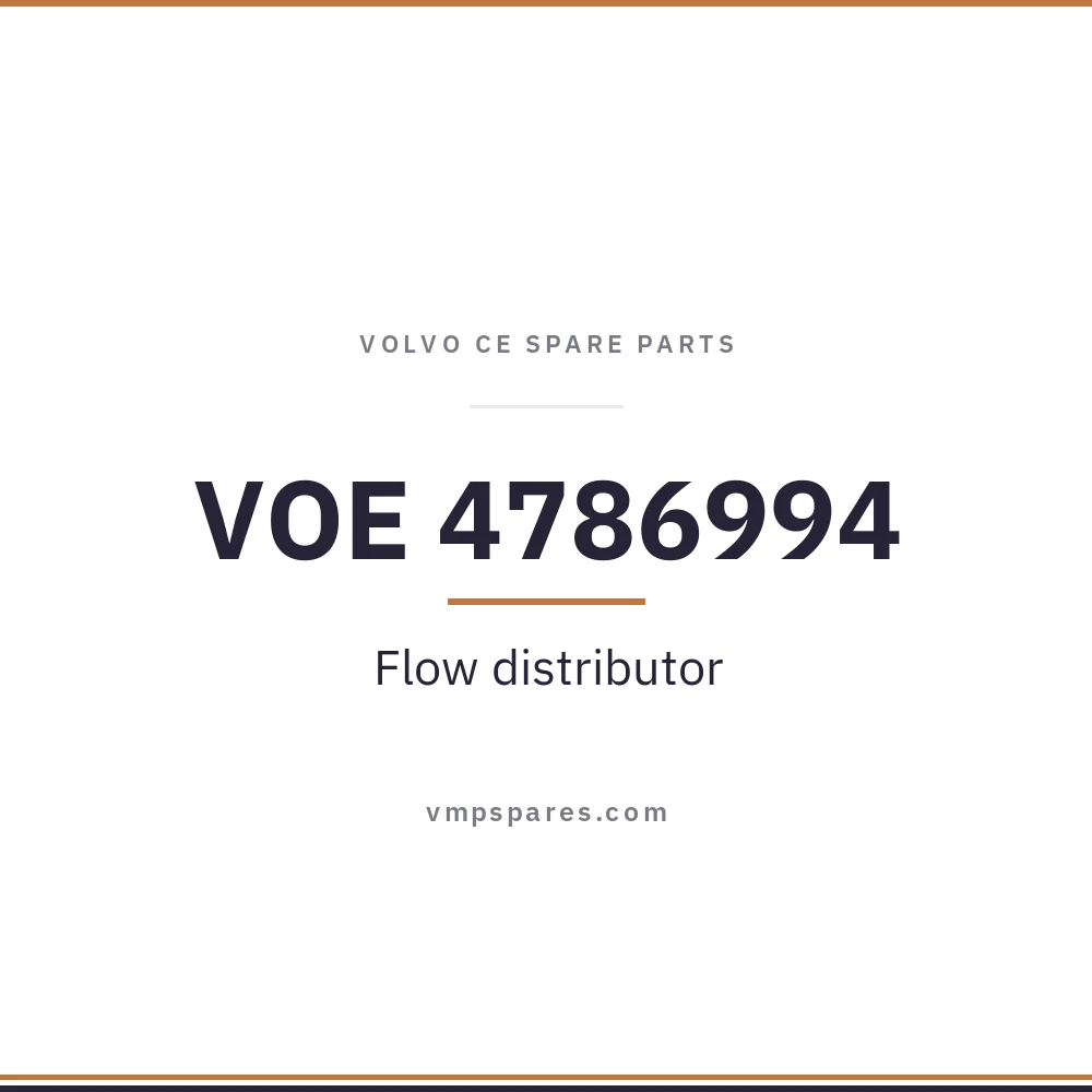 VOE 4786994 – Flow distributor
