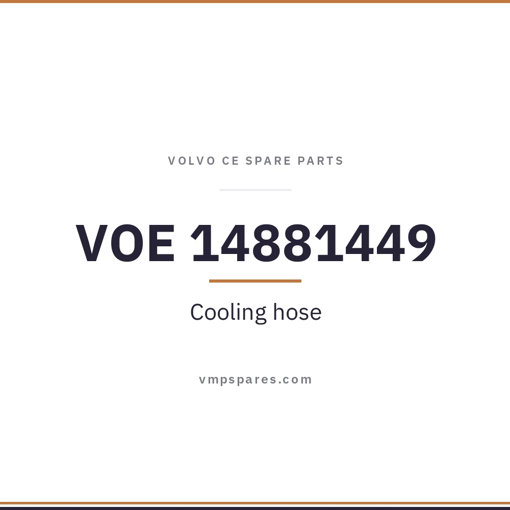 VOE 14881449 – Cooling hose