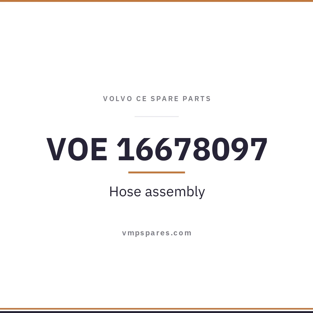 VOE 16678097 – Hose assembly