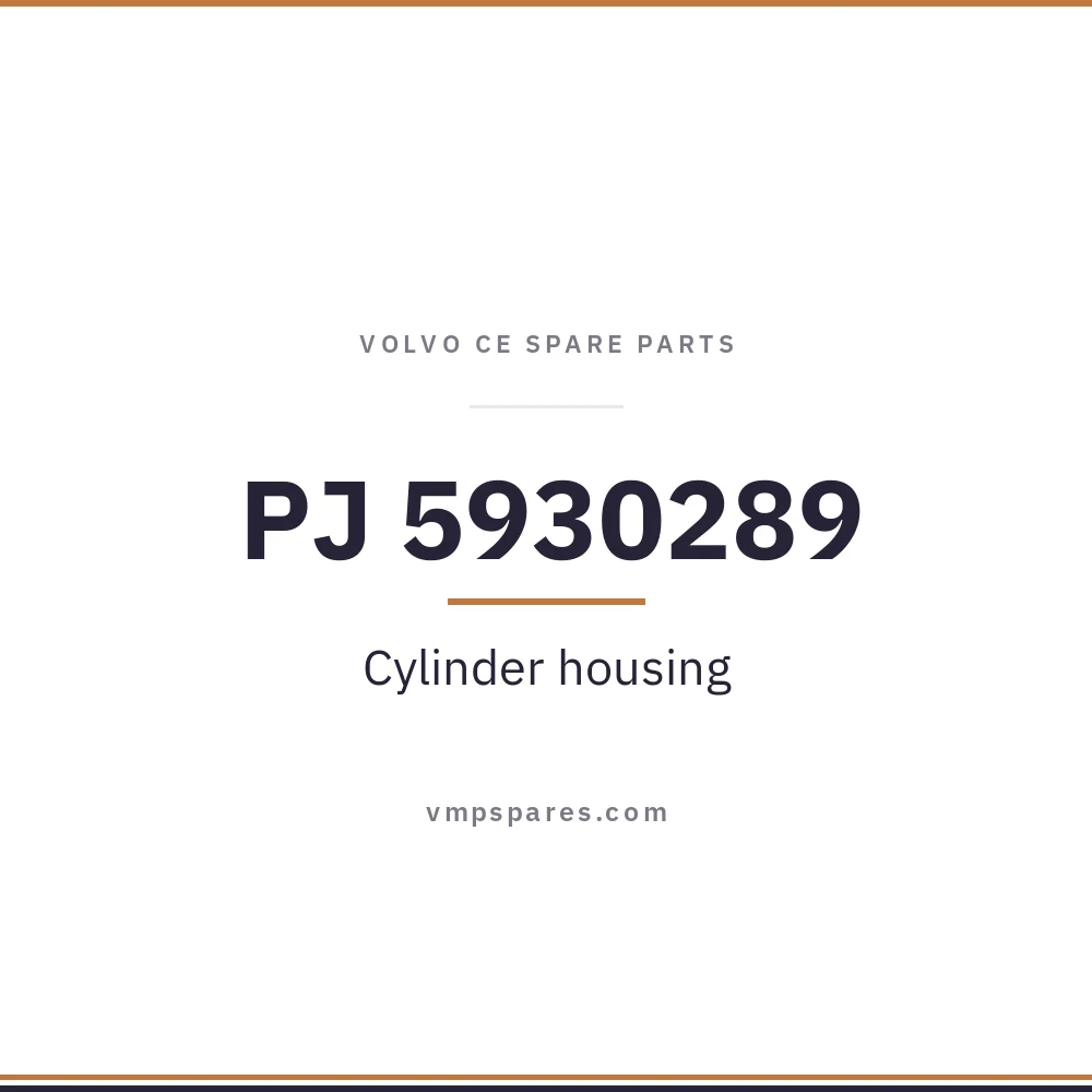 PJ 5930289 – Cylinder housing